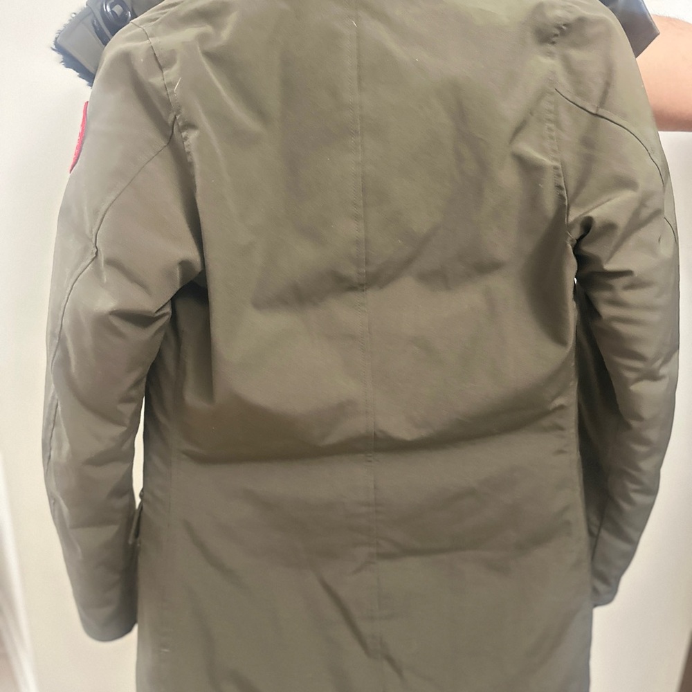 CANADA GOOSE BRONTE PARKA Down Jacket Military Green Khaki Polyester - Picture 7 of 14